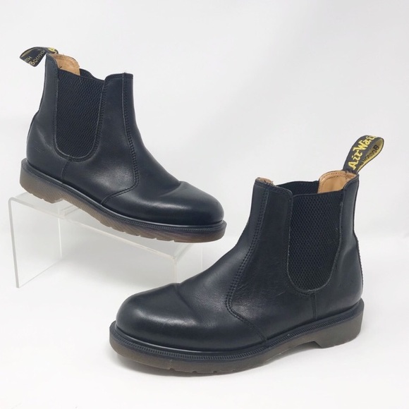 Dr. Martens Shoes - Doc Marten’s Black Leather Chelsea Ankle Boot